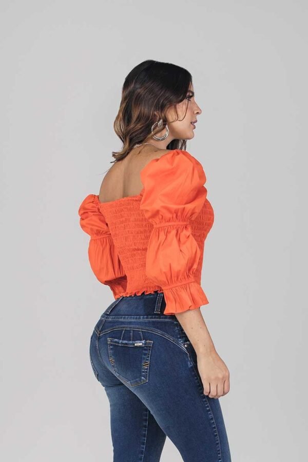 Blusa-B03025486 (3) Blusa Manga Larga Nido de Abeja 97% Algodón – Confort Premium y Estilo Atemporal