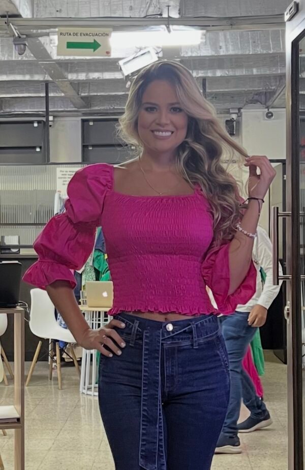 Screenshot Blusa Manga Larga Nido de Abeja 97% Algodón – Confort Premium y Estilo Atemporal