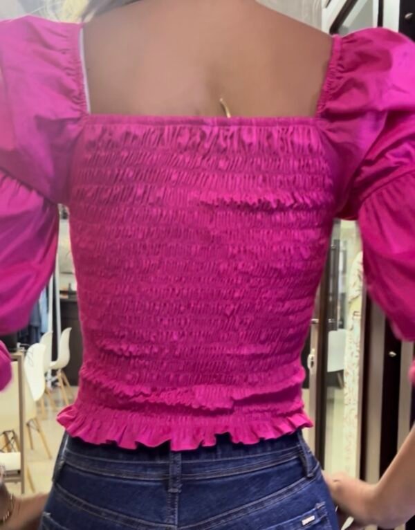 Screenshot Blusa Manga Larga Nido de Abeja 97% Algodón – Confort Premium y Estilo Atemporal