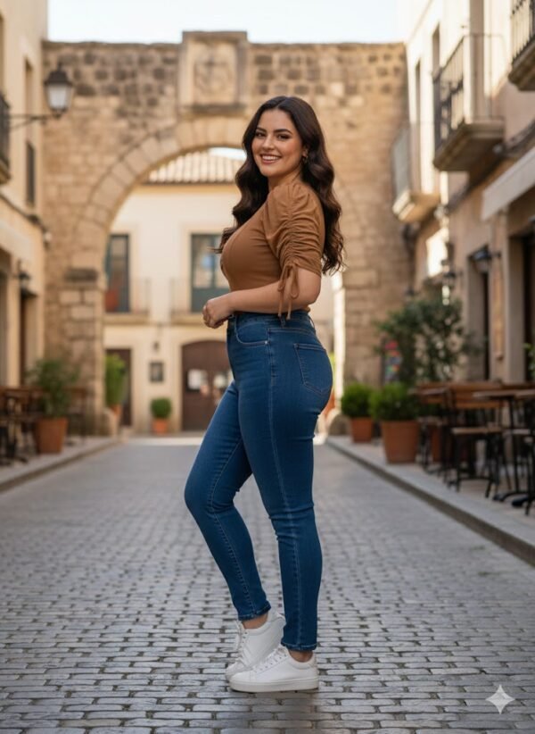 Blusa Manga Corta Plus Size – Cómoda, Fresca y Moderna