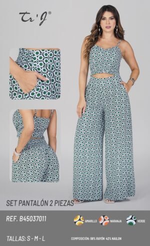 Set Aura Palazzo + Blusa de Tiras – Movimiento, Color y Estilo 🌿✨