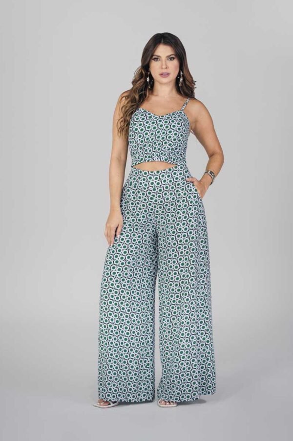 Set Aura Palazzo + Blusa de Tiras – Movimiento, Color y Estilo 🌿✨