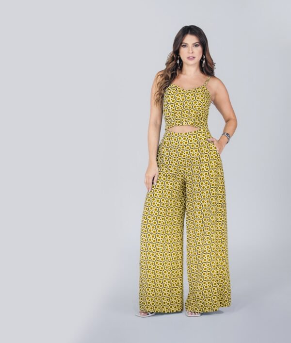 Set Aura Palazzo + Blusa de Tiras – Movimiento, Color y Estilo 🌿✨