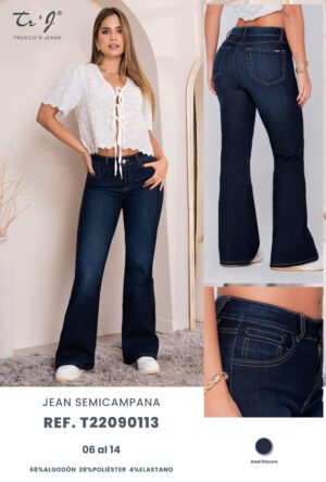Jean Silhouette Flare High Rise – Curvas Definidas, Movimiento Perfecto
