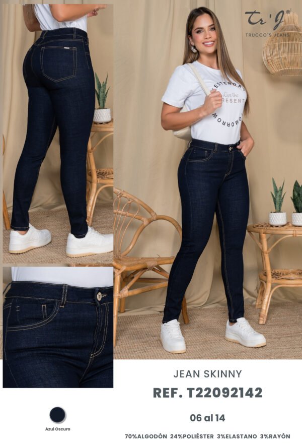 Jean-T22092142 (1) Jean Elevate Skinny High Rise – Silueta que Enamora