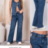 Jean Elevé Wide Leg High Rise – Proporción Perfecta, Estilo Impecable