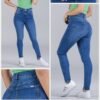 Jean SculptShape High Rise con Faja Látex Interna – Definición y Control Total