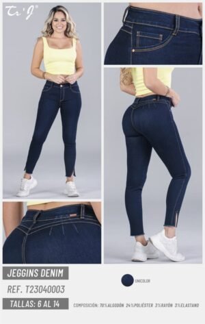 Jegging Urban Sculpt Azul Oscuro – Ajuste Perfecto, Comodidad Absoluta