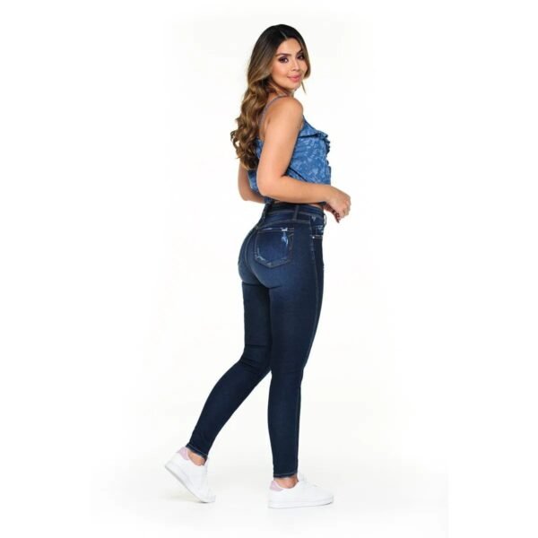 Jean-T6871 (1) Jean UltraWaist High Rise Azul Oscuro – Define tu Silueta con Elegancia