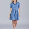 Vestido-T35035067-1 Vestido Corto Lyocell Casual Chic