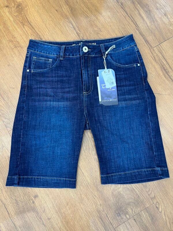 Bermuda-T34097021-AZO (1) Bermuda Flex Chic – Tiro Alto que Estiliza y Se Adapta a Ti