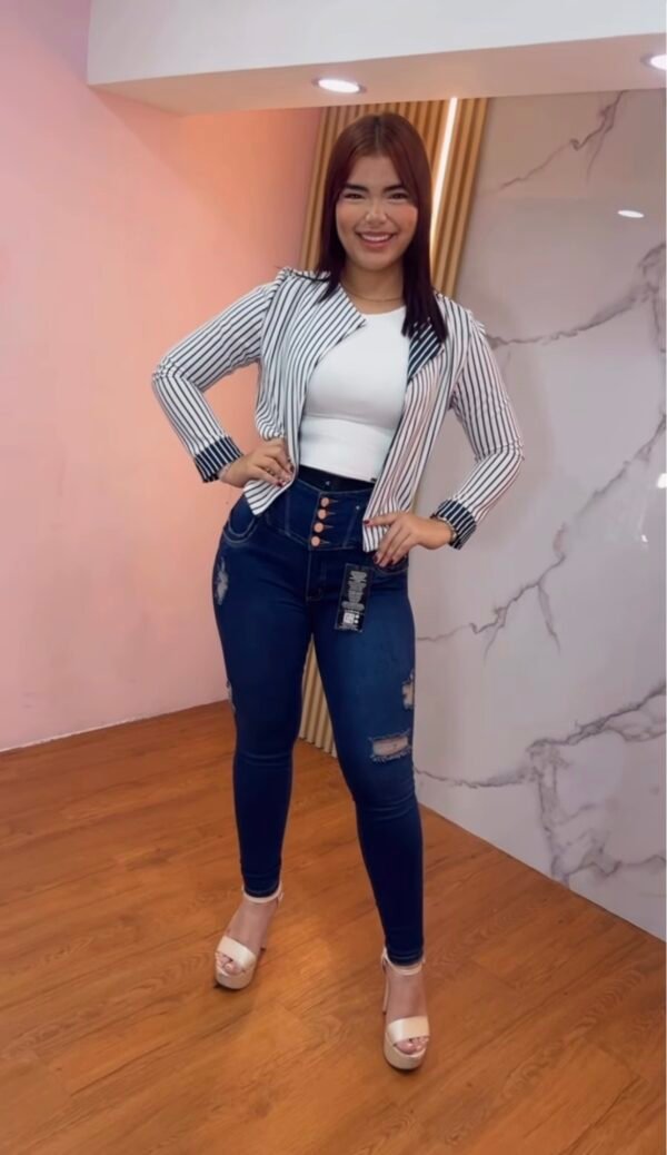 Chaqueta Coastal Line – Elegancia Ligera con Textura