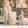 Set Kaki Essence – Palazzo & Blusa para un Look Impecable