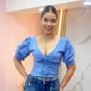 Blusa Royale Élan – Escote & Mangas de Princesa