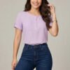 Blusa Linen Comfort - Estilo Relaxed Chic