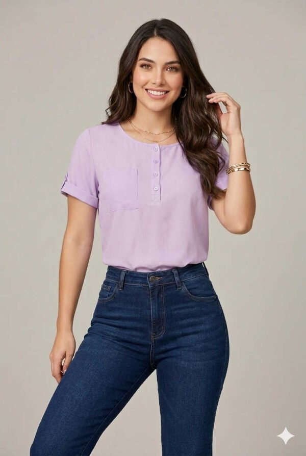 Blusa Linen Comfort - Estilo Relaxed Chic