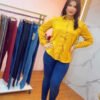 Camisa Golden Royale Satin - Estilo Luxe Glam