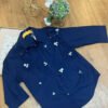 Camisa-Pastel-LP3250-AZO (3) Camisa Midnight Pearl Knit - Estilo Glam Artisan