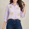 Camisa-TX71076-LIL (1) Camisa Lavender Glow Knit - Estilo Soft Glam