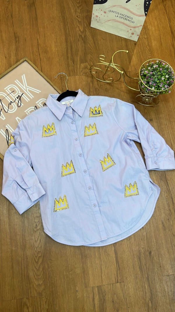 Camisa-TX71076-LIL (2) Camisa Lavender Glow Knit - Estilo Soft Glam