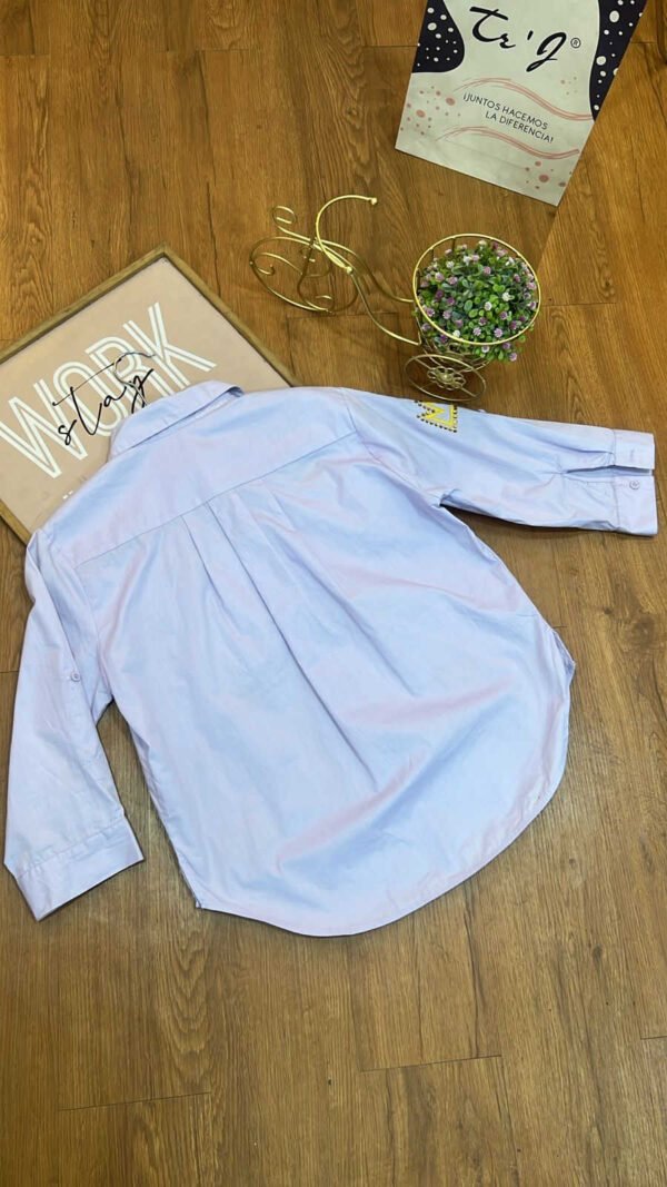 Camisa-TX71076-LIL (3) Camisa Lavender Glow Knit - Estilo Soft Glam