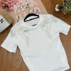 Camiseta Pearl Glow Ivory - Estilo Glam Couture