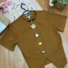 Camiseta Mocha Luxe Accent - Estilo Modern Statement