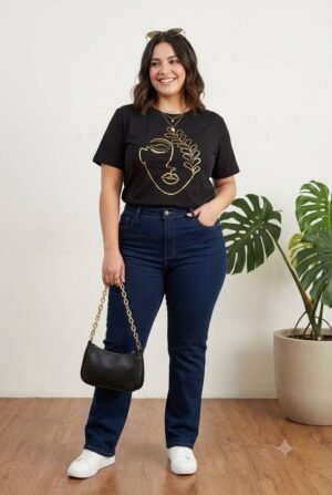 Camiseta Golden - Estilo Luxury Casual