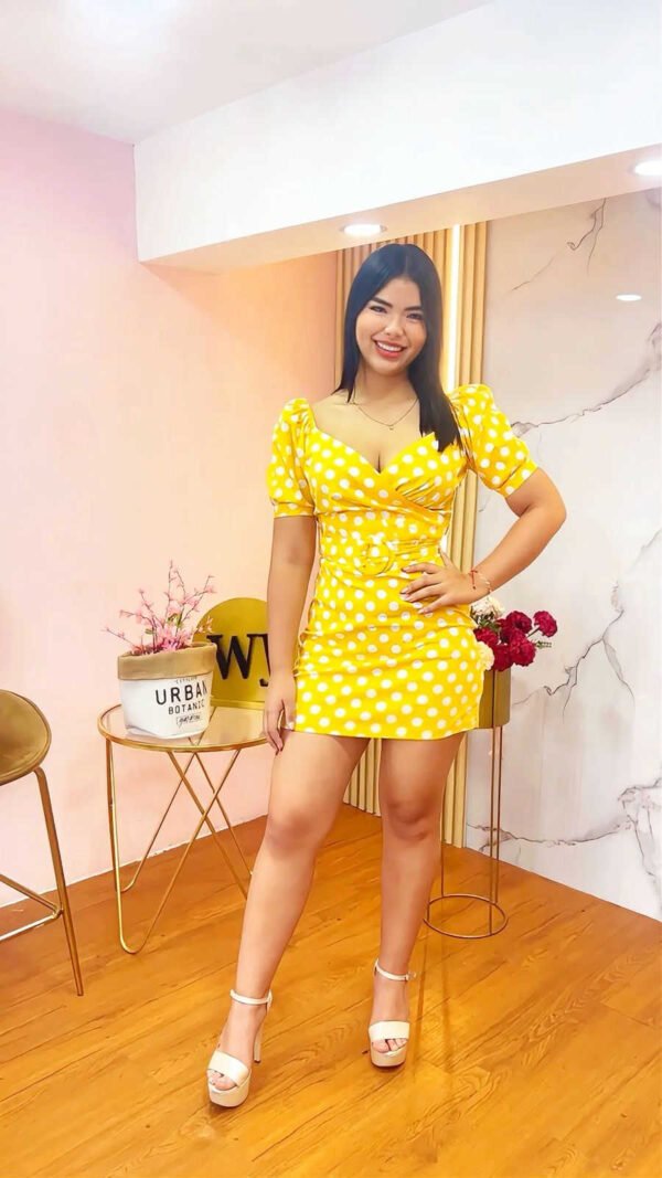 Vestido Luna Polka - Estilo Retro Chic