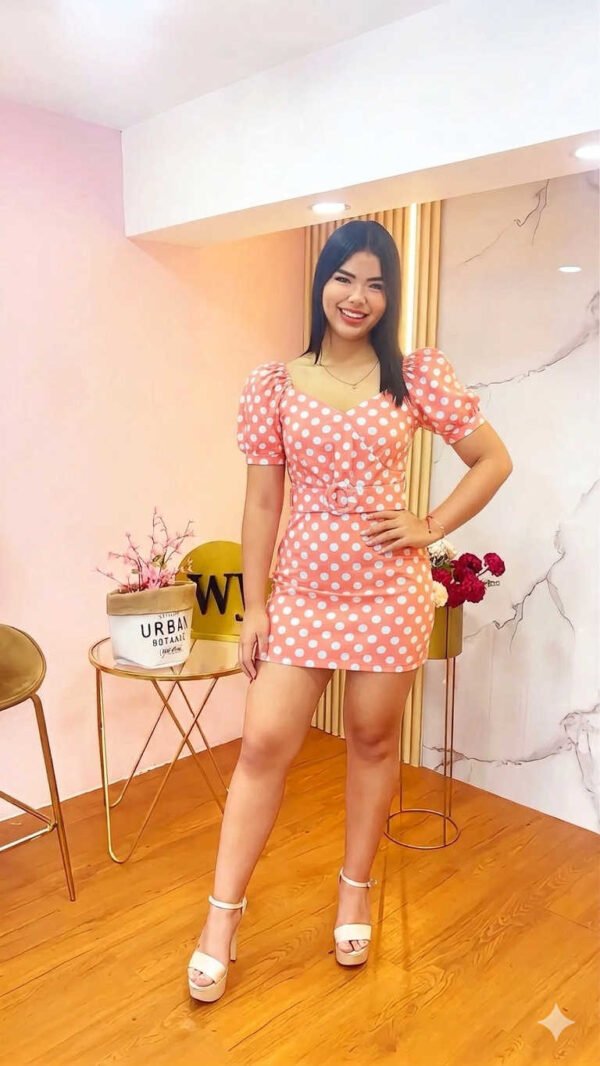 Vestido Luna Polka - Estilo Retro Chic