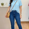 Camisa-B957-CEL (1) Camisa Sky Eyelet - Estilo Fresh Romance