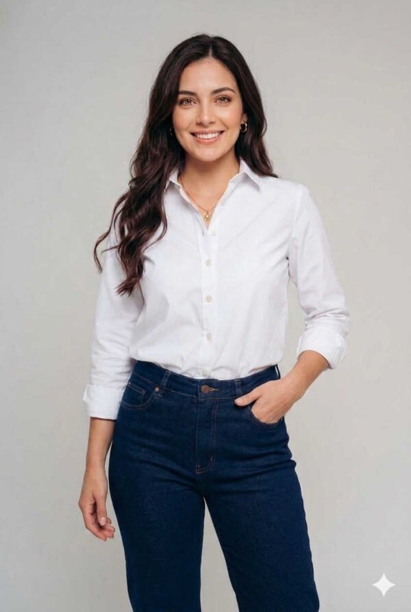 Camisa White Essence - Estilo Power Casual