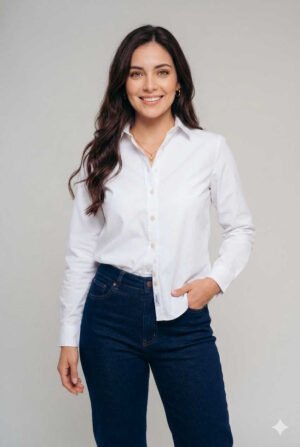 Camisa White Essence - Estilo Power Casual