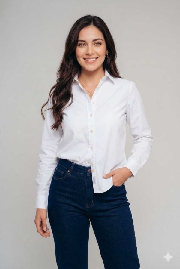 Camisa White Essence - Estilo Power Casual