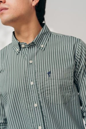 Camisa Emerald Stripes - Estilo Modern Heritage