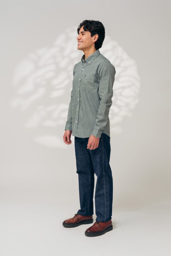 Camisa Emerald Stripes - Estilo Modern Heritage