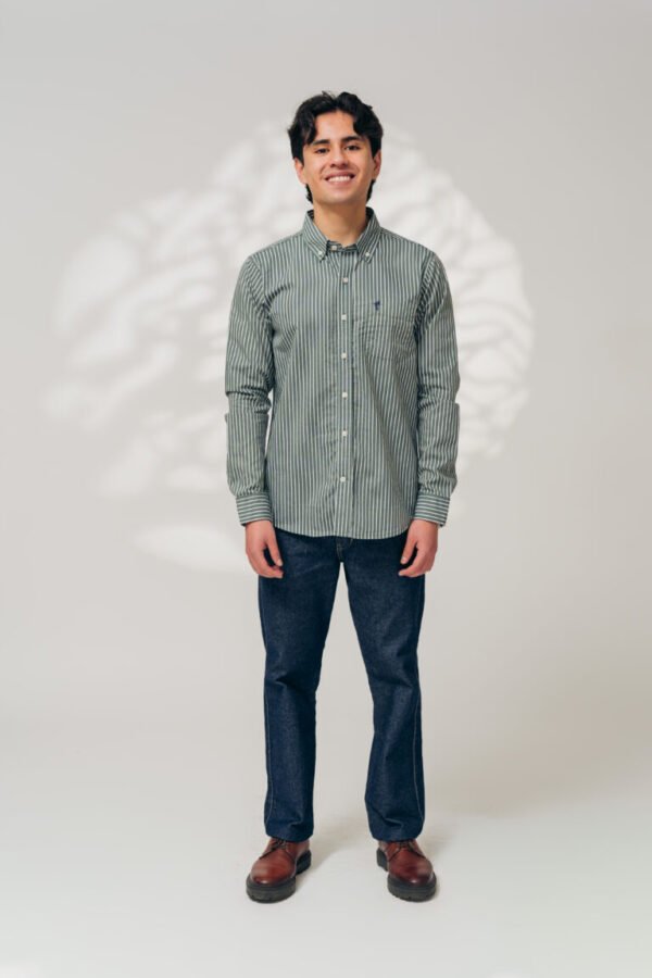 Camisa Emerald Stripes - Estilo Modern Heritage