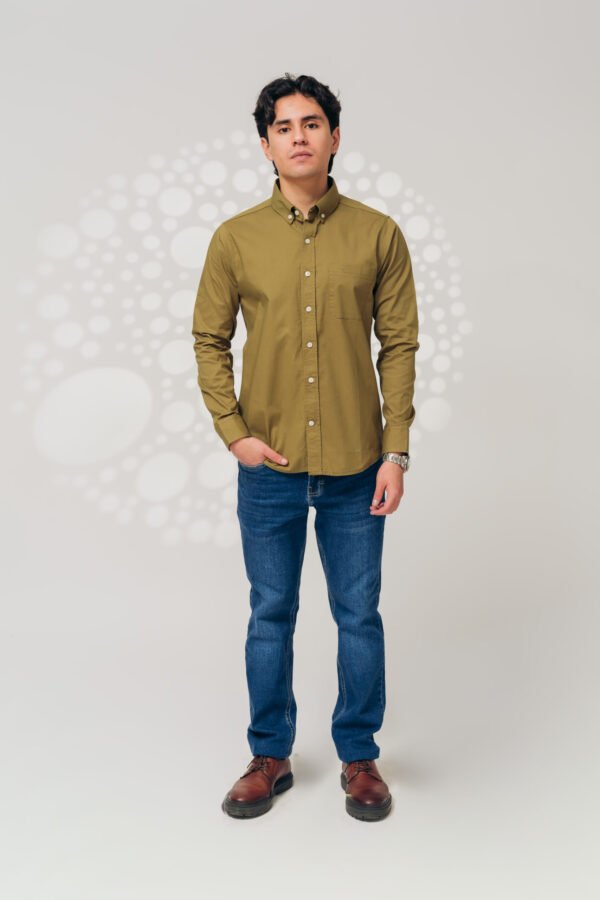 Camisa-SCH2061 (2) Camisa Aceituna Prestige - Estilo Modern Explorer