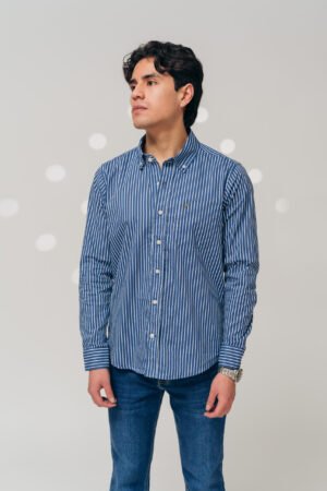Camisa Skyline Stripes - Estilo Executive Chic