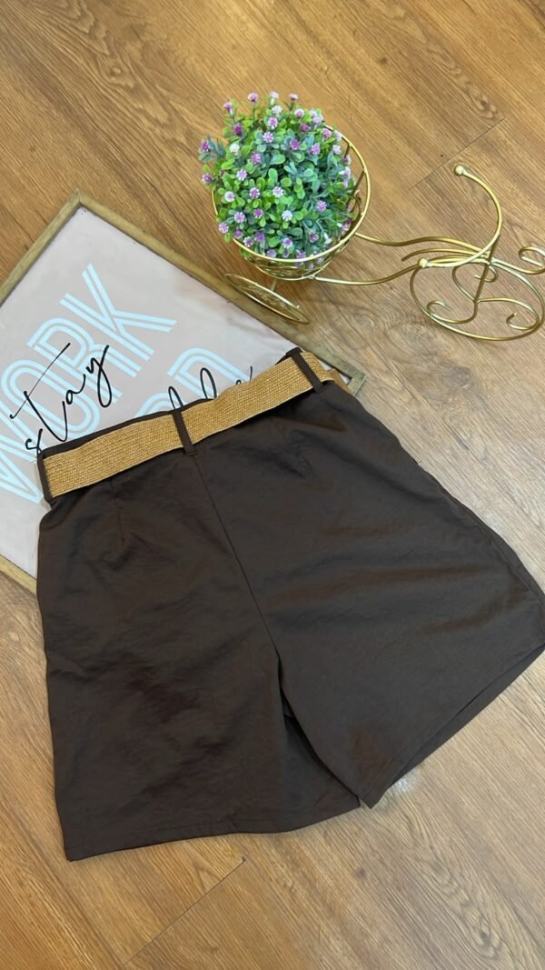 Short-60164PL-CAF (1) Short Mocha Essence - Estilo Refined Chic