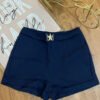 Short Marina Gold - Estilo Coastal Glam