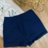 Short Marina Gold - Estilo Coastal Glam