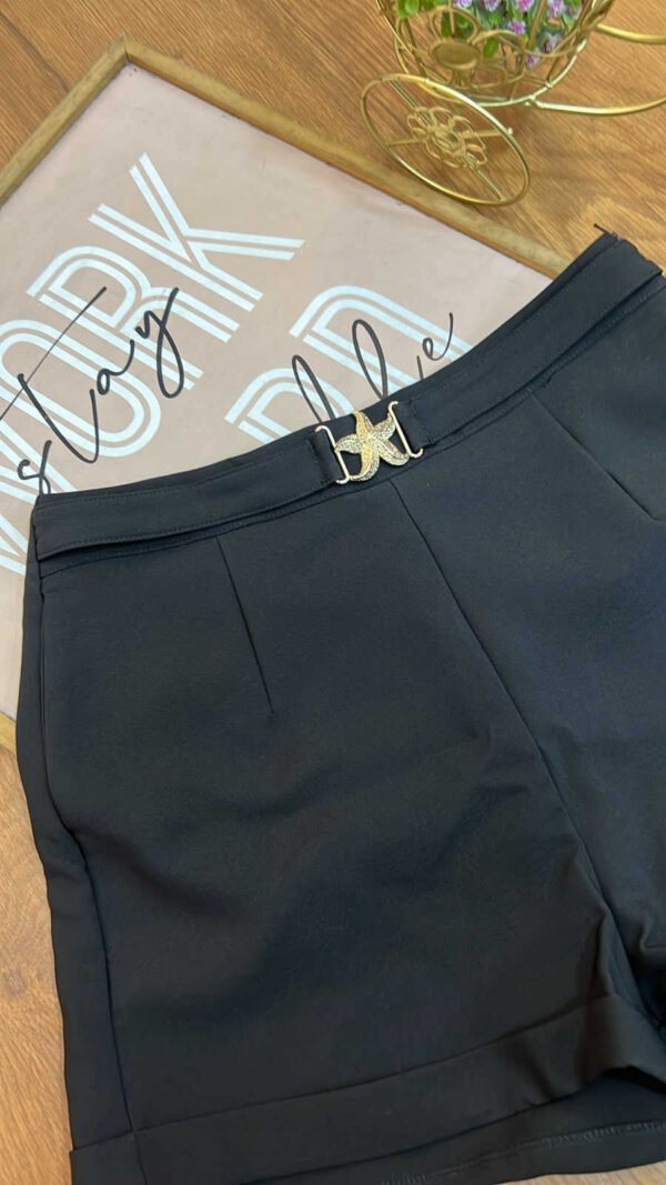 Short Marina Gold - Estilo Coastal Glam