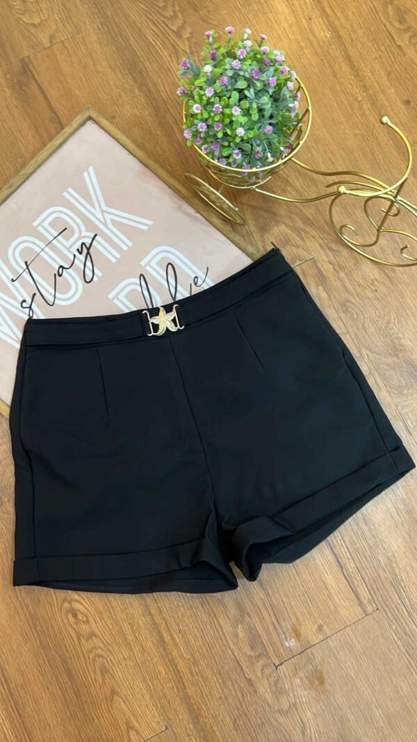 Short Marina Gold - Estilo Coastal Glam