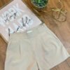 Short Camel Signature - Estilo Tailored Chic