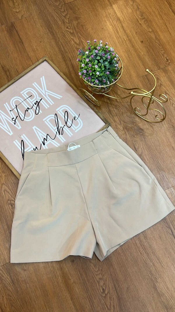 Short Camel Signature - Estilo Tailored Chic