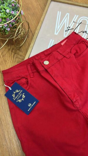 Jean Colombiano Rouge - Skinny Rojo
