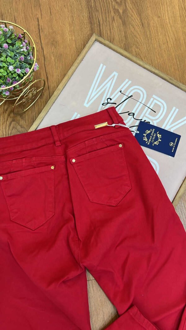 Jean Colombiano Rouge - Skinny Rojo