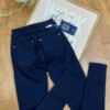 Jean Colombiano Velvet - Skinny Efecto Gamuza Azul Oscuro