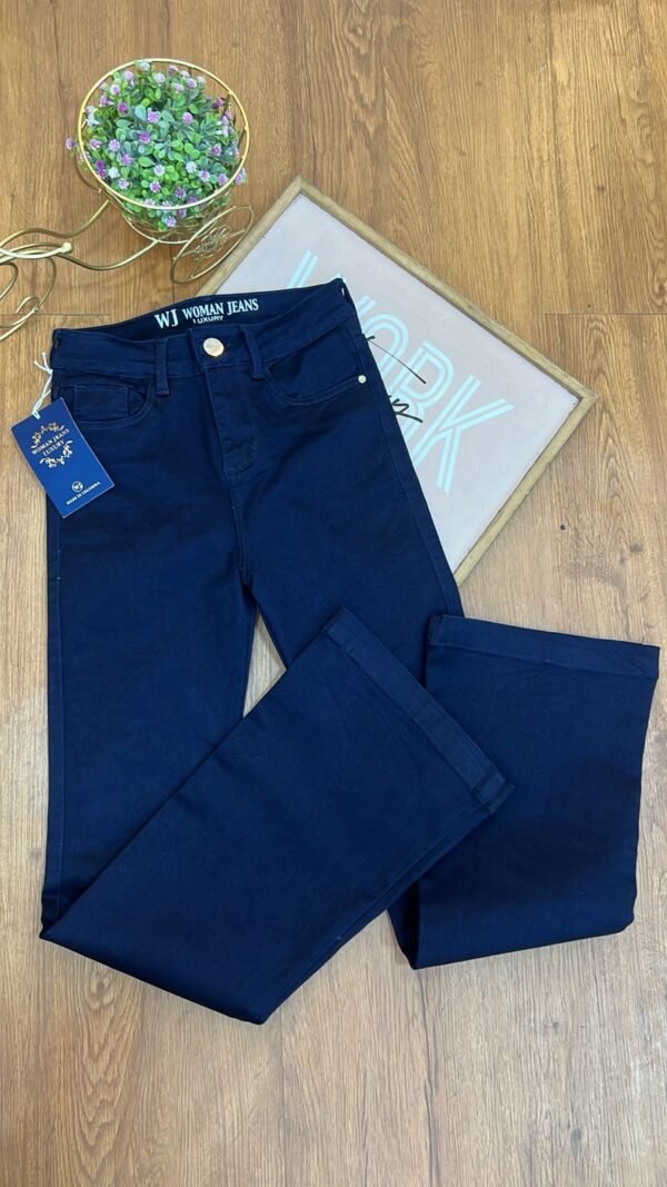 Jean Colombiano Velvet - Flare Efecto Gamuza